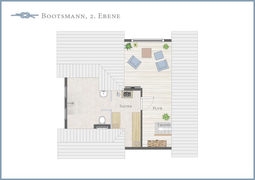 Ferienwohnung Bootsmann Лангеог Екстериор снимка